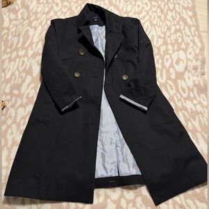 J. Crew women’s Black Trench Coat